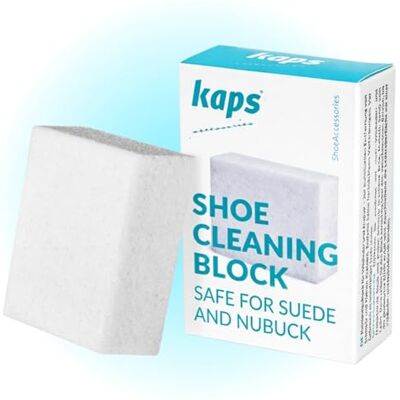 Kaps Qualidade Nubuck e borracha de camurça, removedor de manchas, limpador de borracha, acessórios para sapatos de couro, estofamento de assentos de automóveis, bloco Kaps Qualidade Nubuck e borracha de camurça, removedor de manchas, limpador de borracha, acessórios para sapatos de couro, estofamento de assentos de automóveis, bloco