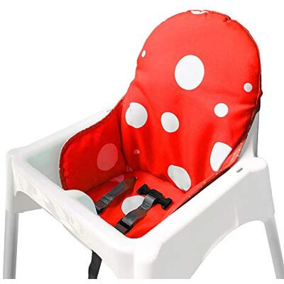 ZARPMA Almofadas de bebé para Ikea Antilop cadeira, lavável, dobrável, cadeira alta almofadas para bebé ZARPMA Almofadas de bebé para Ikea Antilop cadeira, lavável, dobrável, cadeira alta almofadas para bebé
