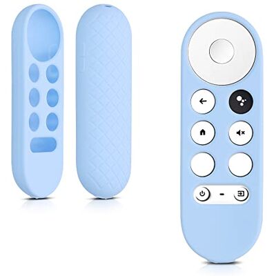 kwmobile Capa de silicone compatível com Google Chromecast 2020 4K / Chromecast 2022 HD capa de controlo remoto azul claro kwmobile Capa de silicone compatível com Google Chromecast 2020 4K / Chromecast 2022 HD capa de controlo remoto azul claro