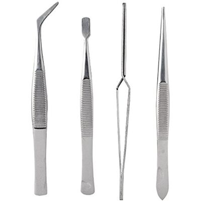 Ideen mit Herz Ideen com Herz Conjunto de 4 pinças largas, pontiagudas, anguladas, cruzadas, especiais Ideal para bricolage, passatempos, casa, artesanato, álbuns de recortes, arte, modelismo Ideen mit Herz Ideen com Herz Conjunto de 4 pinças largas, pontiagudas, anguladas, cruzadas, especiais Ideal para bricolage, passatempos, casa, artesanato, álbuns de recortes, arte, modelismo