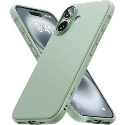 Ringke Onyx Funda para iPhone 16, Se Siente Bien en la Mano, Resistente al Aceite y la Suciedad, Cortes Individuales para la Cámara Menta Ringke Onyx Funda para iPhone 16, Se Siente Bien en la Mano, Resistente al Aceite y la Suciedad, Cortes Individuales para la Cámara Menta