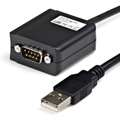 StarTech ICUSB422 Cabo USB de 1 porta com retenção porta de atribuição, 1,8 m 1 puerto DB9, Retencion de puerto COM, Chipset FTDI, Alimentado por USB StarTech ICUSB422 Cabo USB de 1 porta com retenção porta de atribuição, 1,8 m 1 puerto DB9, Retencion de puerto COM, Chipset FTDI, Alimentado por USB