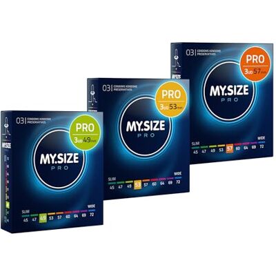 My.Size - PRO - 49mm - 53mm - Preservativos My.Size - PRO - 49mm - 53mm - Preservativos