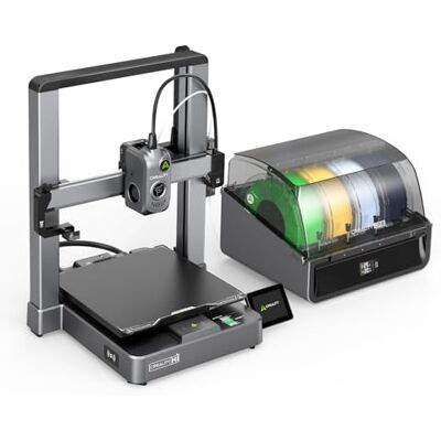 Creality Impressora 3D Hi Combo, com CFS de 16 cores, 500 mm/s de alta velocidade, 260 × 260 × 300 mm, espaço de construção, nivelamento automático, servo FOC, 12 000 mm/s², scanner RFID e deteção de Creality Impressora 3D Hi Combo, com CFS de 16 cores, 500 mm/s de alta velocidade, 260 × 260 × 300 mm, espaço de construção, nivelamento automático, servo FOC, 12 000 mm/s², scanner RFID e deteção de