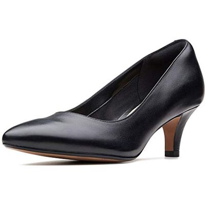 Clarks Linvale Jerica Sapatos de salto para meninas, Preto e vinho:, 41,5 UE Clarks Linvale Jerica Sapatos de salto para meninas, Preto e vinho:, 41,5 UE