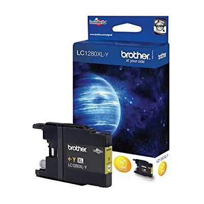 Brother LC1280XL Y Cartucho de tinta para impressoras (amarelo, alto, 1200 páginas) Brother LC1280XL Y Cartucho de tinta para impressoras (amarelo, alto, 1200 páginas)