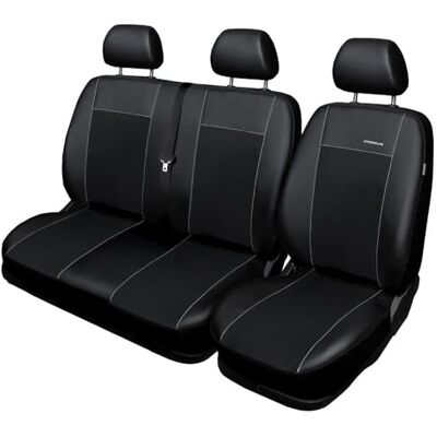 Mossa Capas de Assento adequadas para Ford Transit Custom I Furgoneta, Autocarro (2012-2023) Apenas Assentos Dianteiros 1+2 Nero Furgoneta, Furgoneta, I solo asientos delanteros 1+2 Mossa Capas de Assento adequadas para Ford Transit Custom I Furgoneta, Autocarro (2012-2023) Apenas Assentos Dianteiros 1+2 Nero Furgoneta, Furgoneta, I solo asientos delanteros 1+2