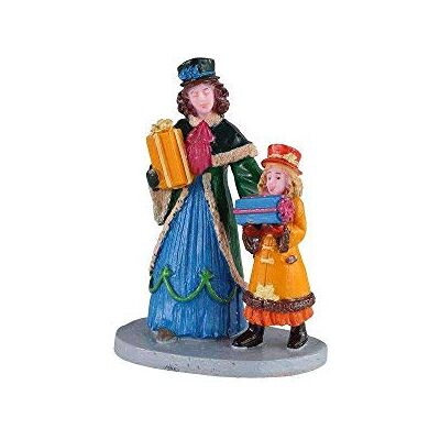 Lemax Shopping for Surprises figura de cidade de inverno de Natal Lemax Shopping for Surprises figura de cidade de inverno de Natal