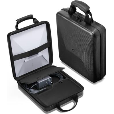 Spigen SpaceX Capa portátil para Starlink Mini 2024, organizador de viagem Organizador de viagem à prova de choques, para dispositivos e acessórios, carbono Spigen SpaceX Capa portátil para Starlink Mini 2024, organizador de viagem Organizador de viagem à prova de choques, para dispositivos e acessórios, carbono