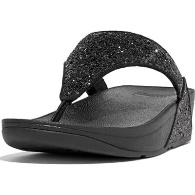 Fitflop Lulu Glitter Toe-Thongs, Sandalias con Punta Abierta para Mujer Fitflop Lulu Glitter Toe-Thongs, Sandalias con Punta Abierta para Mujer