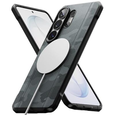 Ringke Onyx Alpha Capa para Samsung Galaxy S26 Ultra, compatível com MagSafe, capa protetora resistente a impactos, resistente ao óleo e à sujidade Magnetic Camo Black Ringke Onyx Alpha Capa para Samsung Galaxy S26 Ultra, compatível com MagSafe, capa protetora resistente a impactos, resistente ao óleo e à sujidade Magnetic Camo Black