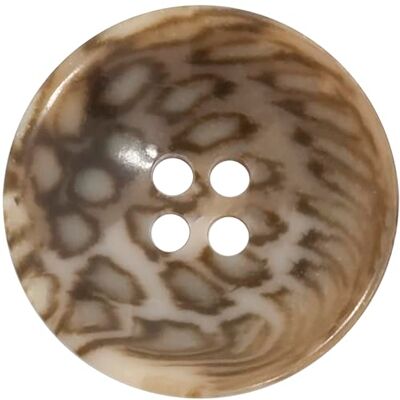 AERZETIX C74173 Conjunto de 10 botões de costura redondos Ø 20 x 3 mm efeito "pavão real" com 4 orifícios 32 L L32 abertura 2 mm cor castanho claro e escuro em plástico merceria, costura AERZETIX C74173 Conjunto de 10 botões de costura redondos Ø 20 x 3 mm efeito "pavão real" com 4 orifícios 32 L L32 abertura 2 mm cor castanho claro e escuro em plástico merceria, costura