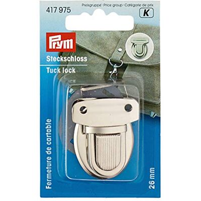 Prym Fecho de mala (26 mm), prateado Prym Fecho de mala (26 mm), prateado
