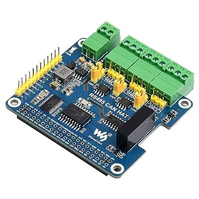Waveshare Isolated RS485 Can Hat B Type For Raspberry Pi 2-Ch RS485 and 1-Ch Can Multi Protections Waveshare Isolated RS485 Can Hat B Type For Raspberry Pi 2-Ch RS485 and 1-Ch Can Multi Protections