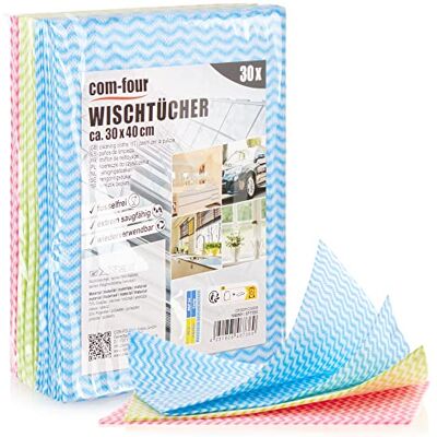 com-four ® 30 x pano de limpeza 30 x 40 cm, panos de limpeza reutilizáveis com-four ® 30 x pano de limpeza 30 x 40 cm, panos de limpeza reutilizáveis