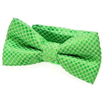 DonDon Laço nobre para crianças, rapaz combinado e ajustável 9 x 4,5 cm, de cor azul brilhante com pontos argênteo, Verde-claro brilhante com pontos argenteo, Tamanho único DonDon Laço nobre para crianças, rapaz combinado e ajustável 9 x 4,5 cm, de cor azul brilhante com pontos argênteo, Verde-claro brilhante com pontos argenteo, Tamanho único
