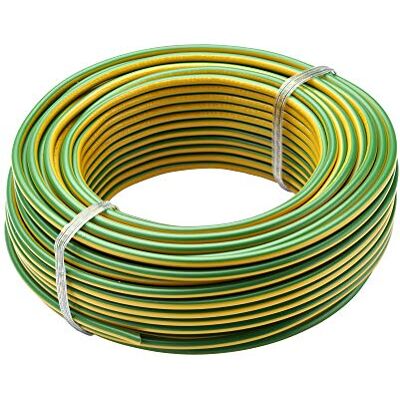 Cabo rígido Debflex H07V-U 1,5mm² Amarelo-Verde 25m Cabo rígido Debflex H07V-U 1,5mm² Amarelo-Verde 25m
