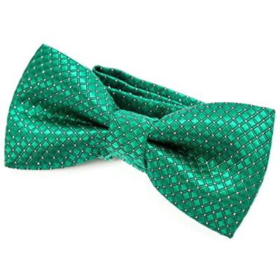 DonDon Laço nobre para crianças, rapaz combinado e ajustável 9 x 4,5 cm, de cor azul brilhante com pontos argênteo, Verde brilhante com pontos argenteo DonDon Laço nobre para crianças, rapaz combinado e ajustável 9 x 4,5 cm, de cor azul brilhante com pontos argênteo, Verde brilhante com pontos argenteo