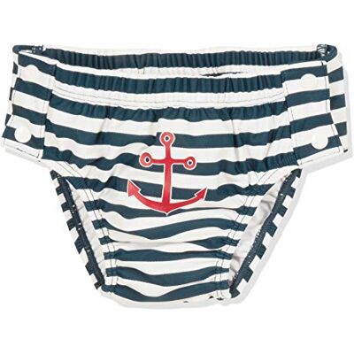 Playshoes UV Protection Nappy Shark Fato de banho unissexo, bebé, Marítimo para botões Playshoes UV Protection Nappy Shark Fato de banho unissexo, bebé, Marítimo para botões