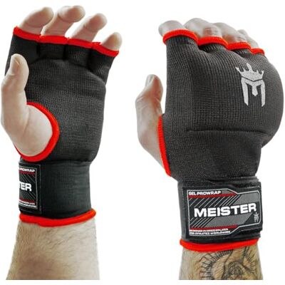 Meister Luvas internas ProWrap com acolchoado de gel para ligadura interior de mãos (par) Meister Luvas internas ProWrap com acolchoado de gel para ligadura interior de mãos (par)