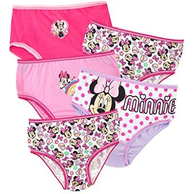 Disney Cuecas Pacote de 5 Minnie Mouse, multicolorido Disney Cuecas Pacote de 5 Minnie Mouse, multicolorido