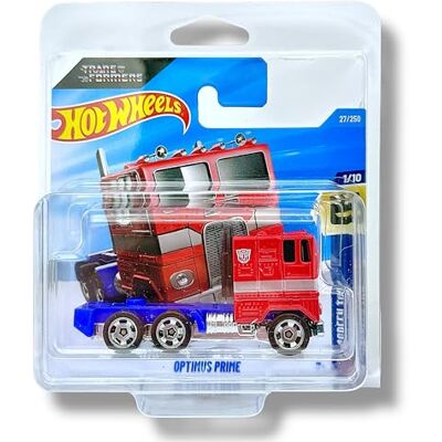 Hot Wheels Optimus Prime Screen Time 1/10 – 25/250 – – Licença Transformers, camião – Mattel 2026 – 1:64 modelo de carro Hot Wheels Optimus Prime Screen Time 1/10 – 25/250 – – Licença Transformers, camião – Mattel 2026 – 1:64 modelo de carro