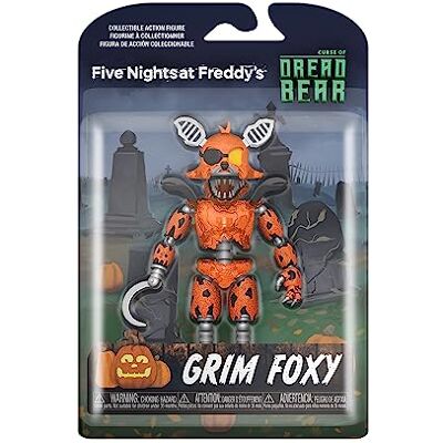 Funko Action Figure: Five Nights At Freddy's (FNAF) Dreadbear Grim Foxy Brinquedo de Coleção Ideia de Presente Mercadoria Oficial para Meninos, Meninas e Adultos Fãs de Video Games Funko Action Figure: Five Nights At Freddy's (FNAF) Dreadbear Grim Foxy Brinquedo de Coleção Ideia de Presente Mercadoria Oficial para Meninos, Meninas e Adultos Fãs de Video Games