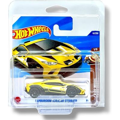 Hot Wheels Lamborghini Furacão Sterrato Carro desportivo amarelo em escala 1:64, modelo Lamborghini com licença oficial da série Safari Mode 2025 (41/250) Hot Wheels Lamborghini Furacão Sterrato Carro desportivo amarelo em escala 1:64, modelo Lamborghini com licença oficial da série Safari Mode 2025 (41/250)