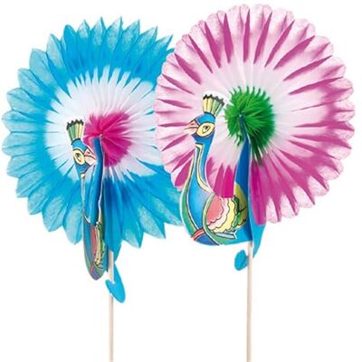 Garcia de Pou García de Pou 115.11 Ornamentos gelados pavão real, 8 x 10,5 cm, conjunto de 144, multicolorido Garcia de Pou García de Pou 115.11 Ornamentos gelados pavão real, 8 x 10,5 cm, conjunto de 144, multicolorido