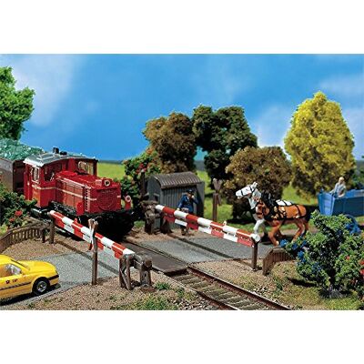 Kit de Modelo Faller - Passagem de nível com casa dos guarda HO Kit de Modelo Faller - Passagem de nível com casa dos guarda HO