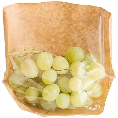 Garcia de Pou García de Pou 173,10 Sachet com base e janela, 50 G/M2 + 15 Pp, 20 x 15 x 4 cm, conjunto de 100, natural Garcia de Pou García de Pou 173,10 Sachet com base e janela, 50 G/M2 + 15 Pp, 20 x 15 x 4 cm, conjunto de 100, natural