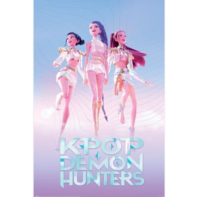 Pyramid Póster de K-POP de caçadores de (HUNTRIX) MAXI de 90 cm x 60 cm, póster artístico de parede K-Pop sem moldura para casa, quarto ou estúdio Pyramid Póster de K-POP de caçadores de (HUNTRIX) MAXI de 90 cm x 60 cm, póster artístico de parede K-Pop sem moldura para casa, quarto ou estúdio