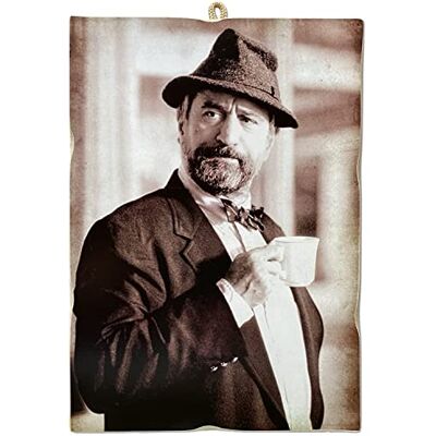 Kustom CUCUBA Quadro quadros decoração parede de estilo vintage série Attori Famosi Robert de Niro bebé café impressão em madeira 18 x 25 cm. Kustom CUCUBA Quadro quadros decoração parede de estilo vintage série Attori Famosi Robert de Niro bebé café impressão em madeira 18 x 25 cm.