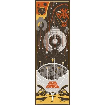 Grupo Erik Erik Póster Star Wars Episódio I (53 x 158 cm) Grupo Erik Erik Póster Star Wars Episódio I (53 x 158 cm)