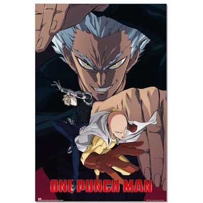 Grupo Erik Póster de One Punch Man Garou, 91 x 61,5 cm, enviado enrolado, póster artístico, cartazes e impressões de parede Grupo Erik Póster de One Punch Man Garou, 91 x 61,5 cm, enviado enrolado, póster artístico, cartazes e impressões de parede