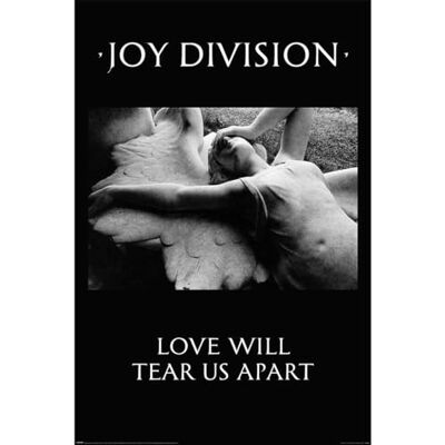 Pyramid JOYDIVISION Póster Love Will Tear Us Apart (91,5 cm x 61 cm) (preto), Preto Pyramid JOYDIVISION Póster Love Will Tear Us Apart (91,5 cm x 61 cm) (preto), Preto