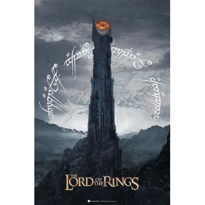ABYSTYLE O Senhor dos Anéis Sauron's Tower Sem classificação cartaz multicolor papel ABYSTYLE O Senhor dos Anéis Sauron's Tower Sem classificação cartaz multicolor papel