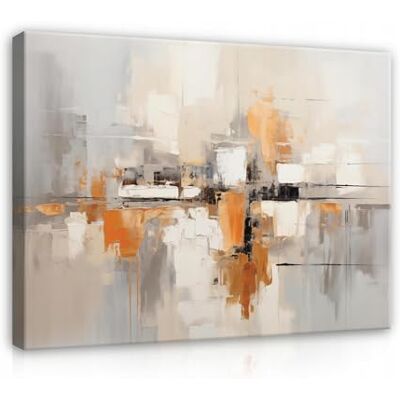 WallArena Quadros em tela arte abstrata bege quadros de 120 x 80 cm em tela quadro sobre tela mural XXL grandes murais para sala de estar, quarto, sala de estar, moderno Imagen sobre lienzo, Cuadro de pared XXL grande, Cuadros de pared para salon y dorm WallArena Quadros em tela arte abstrata bege quadros de 120 x 80 cm em tela quadro sobre tela mural XXL grandes murais para sala de estar, quarto, sala de estar, moderno Imagen sobre lienzo, Cuadro de pared XXL grande, Cuadros de pared para salon y dorm