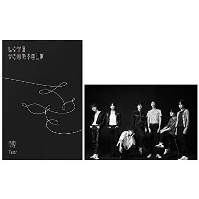BTS Love Yourself Tear (Ou Version) 3rd álbum Bangtan Boys CD+Poster+Photobook+Minibook+Photocard+Standing Photo+(Extra 6 Cartões de fotografia e 1 conjunto de cartões de casal BTS Love Yourself Tear (Ou Version) 3rd álbum Bangtan Boys CD+Poster+Photobook+Minibook+Photocard+Standing Photo+(Extra 6 Cartões de fotografia e 1 conjunto de cartões de casal