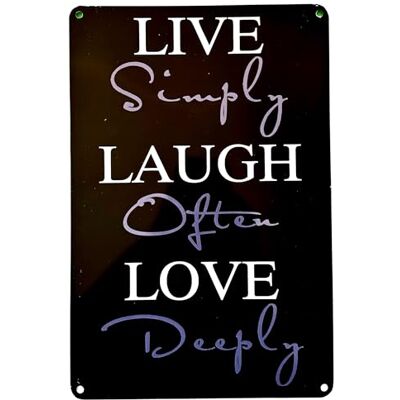 DiiliHiiri Póster de Letreiro placa presente mulher romântica 30 x 20 cm frase para positivas e amor, sinal cartaz para mulheres de felicidade, decoração de casa () DiiliHiiri Póster de Letreiro placa presente mulher romântica 30 x 20 cm frase para positivas e amor, sinal cartaz para mulheres de felicidade, decoração de casa ()