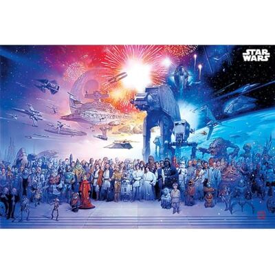 Pyramid Star Wars Universe Sem classificação Póster multicolor papel 61 x 91,5 cm Pyramid Star Wars Universe Sem classificação Póster multicolor papel 61 x 91,5 cm