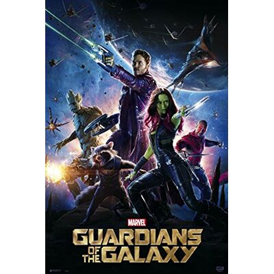 Grupo Erik ERIK Póster dos guardiões da galáxia, Marvel, 61 x 91,5 cm Póster de parede de papel brilhante para decoração de quarto infantil Grupo Erik ERIK Póster dos guardiões da galáxia, Marvel, 61 x 91,5 cm Póster de parede de papel brilhante para decoração de quarto infantil