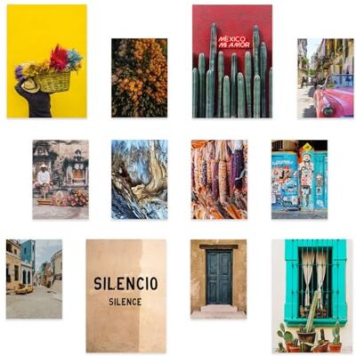 Nacnic Conjunto de fotografia mexicana: 12 impressões (4 A3, 8 A4) Design vibrante, sem moldura Impressões de arte cativantes inspiradas no México Impressões de arte para parede, póster, decoração de Nacnic Conjunto de fotografia mexicana: 12 impressões (4 A3, 8 A4) Design vibrante, sem moldura Impressões de arte cativantes inspiradas no México Impressões de arte para parede, póster, decoração de