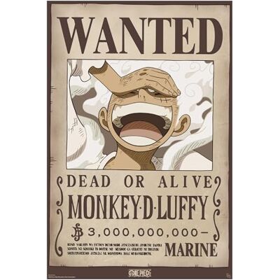 Eiichiro Oda Póster Wanted Luffy Wano (91,5 x 61 cm) Eiichiro Oda Póster Wanted Luffy Wano (91,5 x 61 cm)