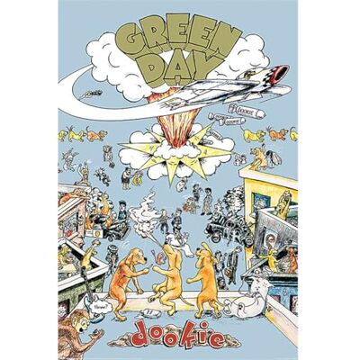 Heart Rock Green Day MoviePostersDirect Póster de Dookie (61 x 91,5 cm) Heart Rock Green Day MoviePostersDirect Póster de Dookie (61 x 91,5 cm)