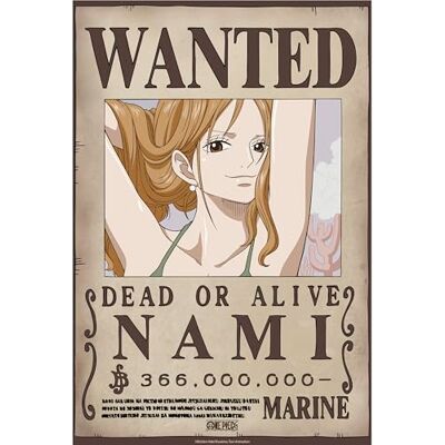 GB eye Póster de One Piece Wanted (WANTED Nami) GB eye Póster de One Piece Wanted (WANTED Nami)