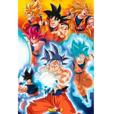 ABYSTYLE GB Eye ABYDC0741 Maxi Poster Dragon Ball Goku's transformations 61 x 91,5cm ABYSTYLE GB Eye ABYDC0741 Maxi Poster Dragon Ball Goku's transformations 61 x 91,5cm