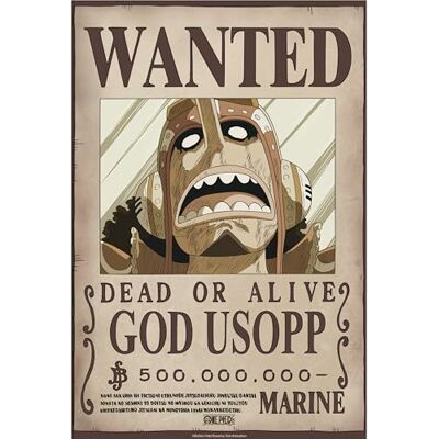 GB eye Póster de One Piece Wanted (WANTED Usopp) GB eye Póster de One Piece Wanted (WANTED Usopp)