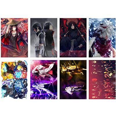 TuYines Pôster de Naruto Conjunto de 8 Peças, Grande, Vintage, Anime Envio Enrolado em Caixa Exterior Estável TuYines Pôster de Naruto Conjunto de 8 Peças, Grande, Vintage, Anime Envio Enrolado em Caixa Exterior Estável