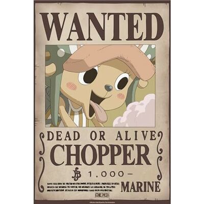 GB eye Póster de One Piece Wanted (WANTED Chopper) GB eye Póster de One Piece Wanted (WANTED Chopper)